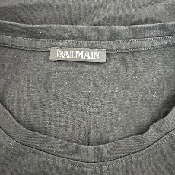 Balmain Men's Black T-shirt - Picture 3 of 3